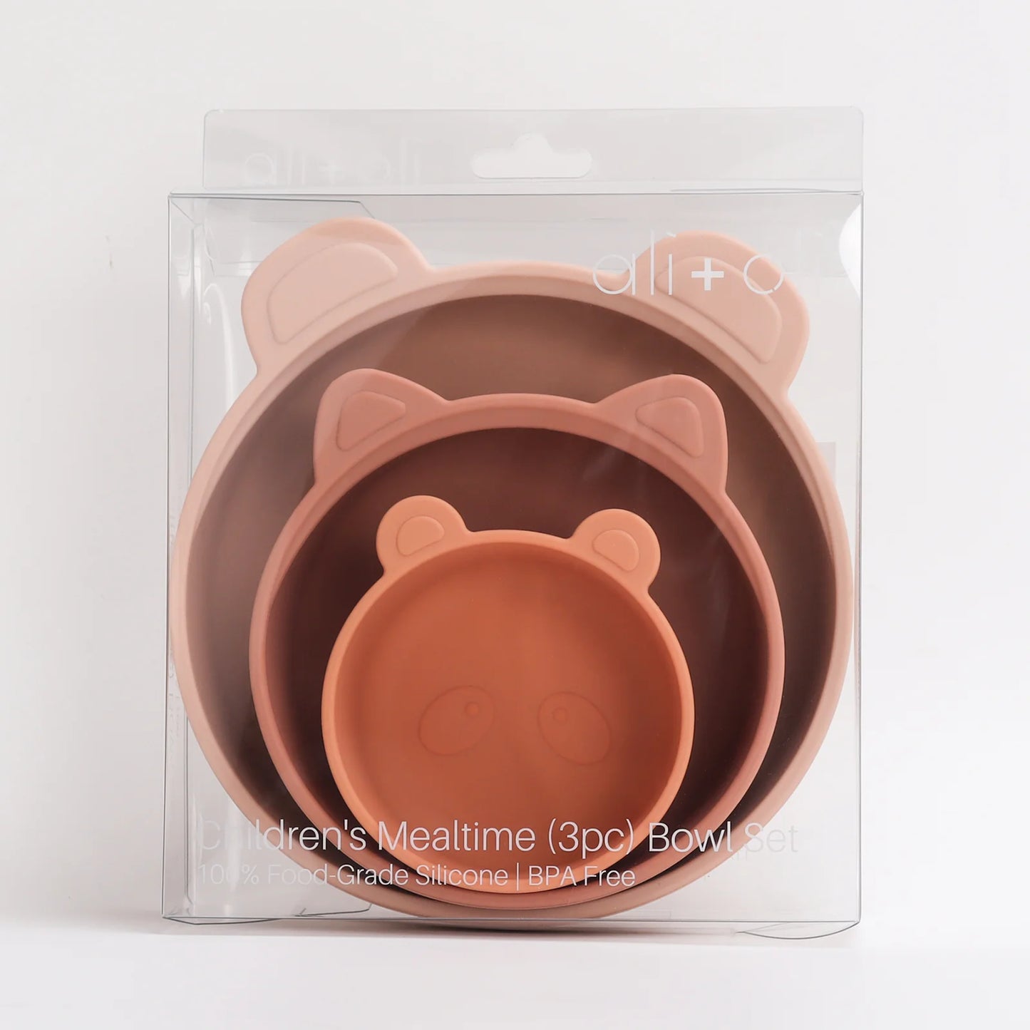 Stackable Snack Bowl Set - 3 pc set - Terracotta Blush