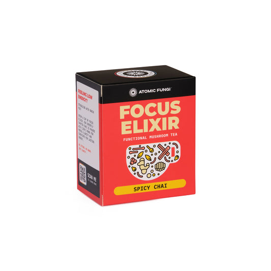Focus Elixir Functional Mushroom Tea - Spicy Chai