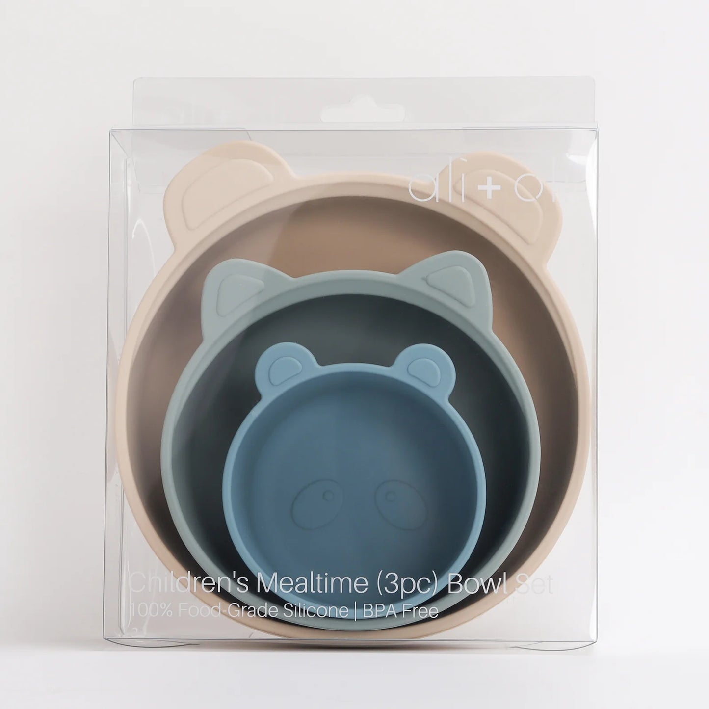 Stackable Snack Bowl Set - 3pc set - Blue Horizon