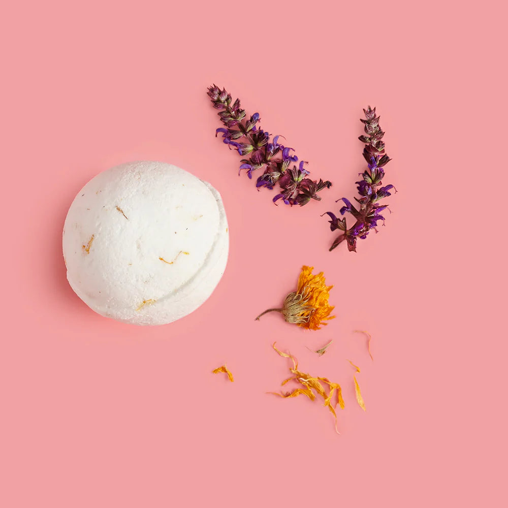 Remedy Bath Bomb – Lavender, Chamomile & Calendula Relaxation