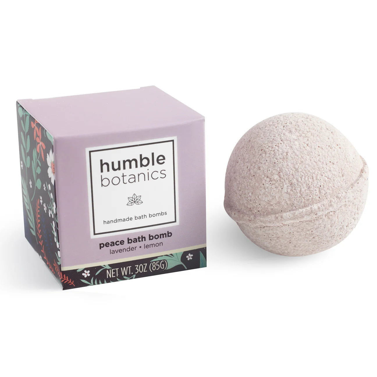 Peace Bath Bomb - Lavender, Lemon & Purple Brazilian Clay