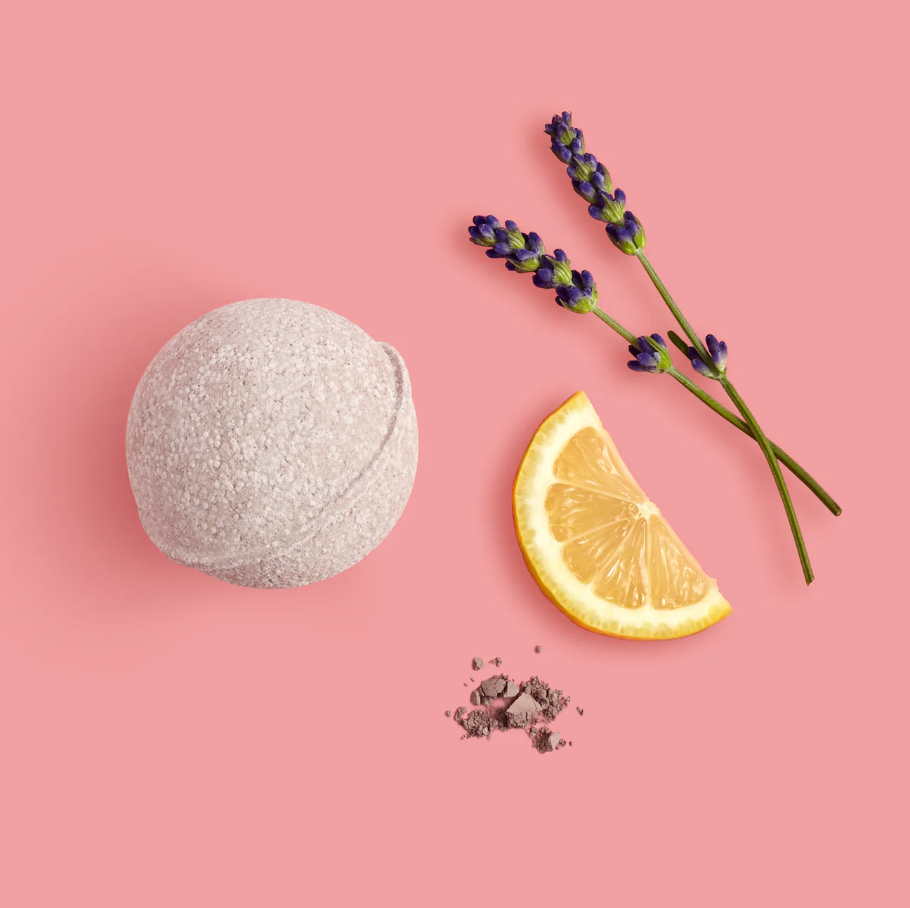 Peace Bath Bomb - Lavender, Lemon & Purple Brazilian Clay