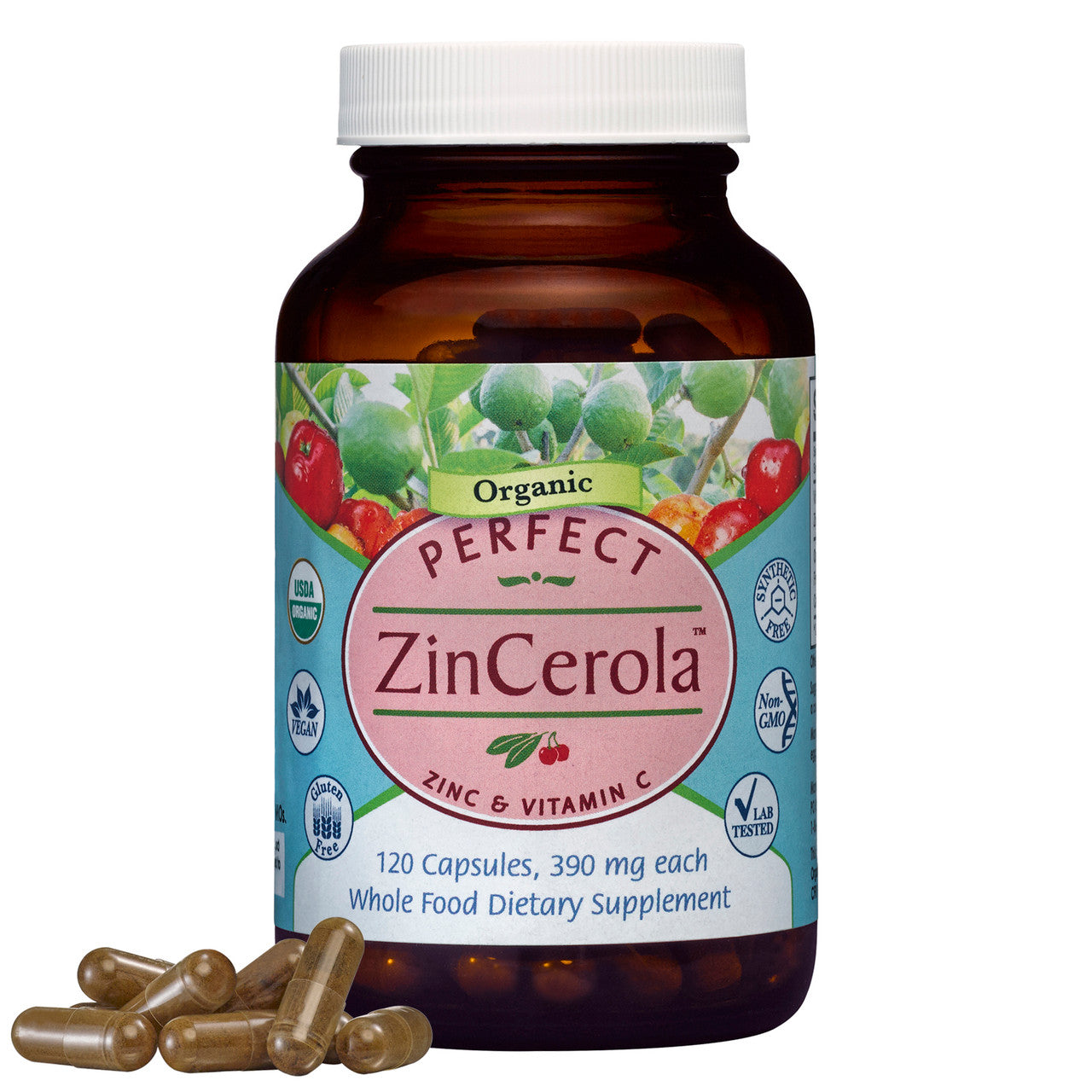 ZinCerola - Zinc & Vitamin C Superfood - 120 Capsules