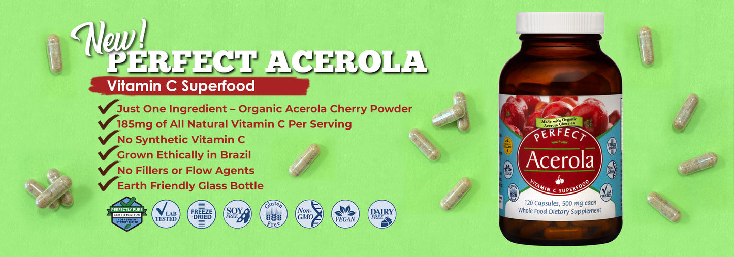 Acerola - Vitamin C Superfood - 120 Capsules