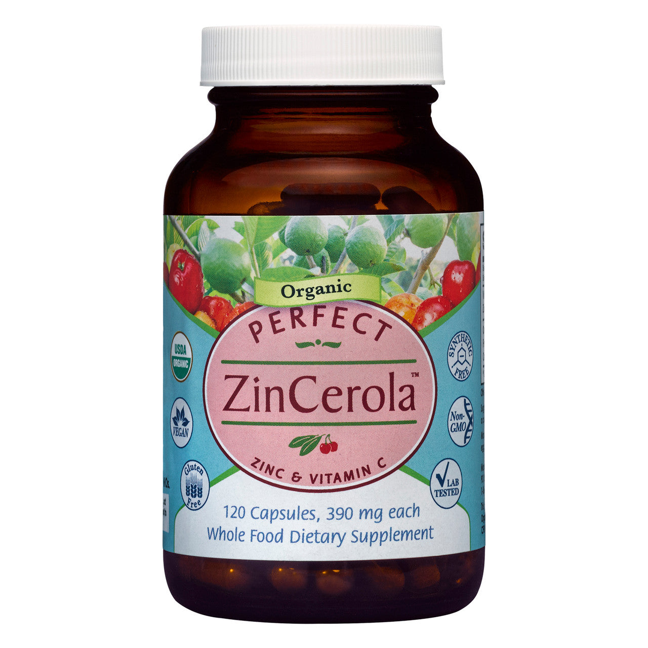 ZinCerola - Zinc & Vitamin C Superfood - 120 Capsules