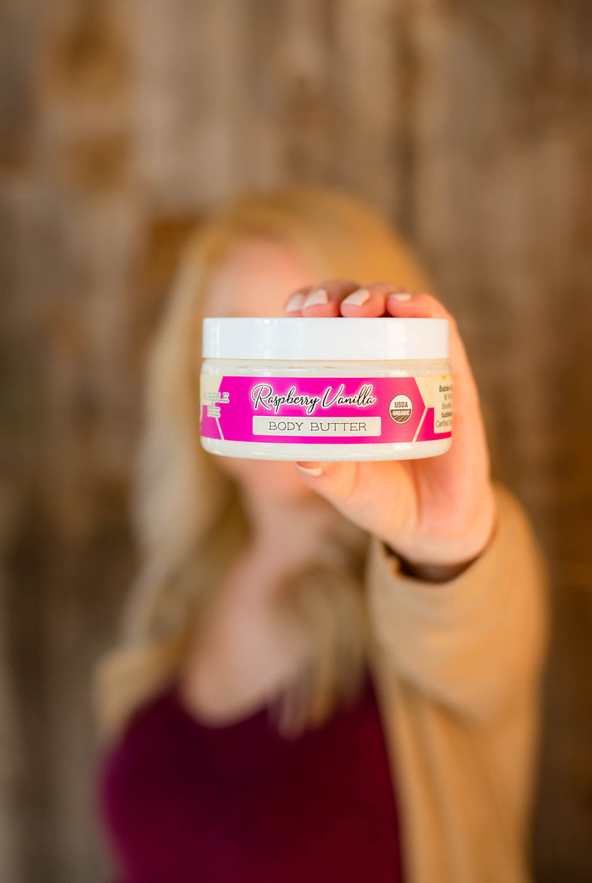 Raspberry & Vanilla Organic Body Butter