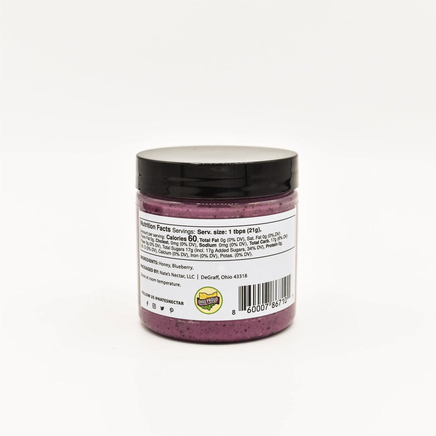 Blueberry Creamed Honey
