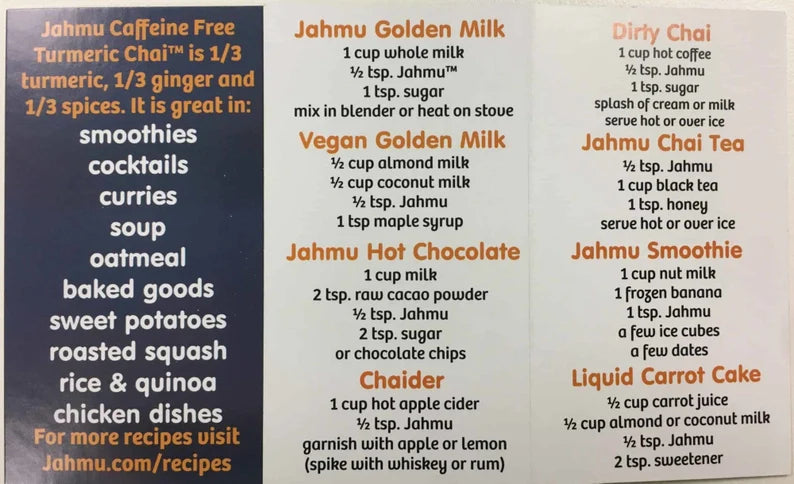 Organic Caffeine Free Turmeric Chai - Golden Milk