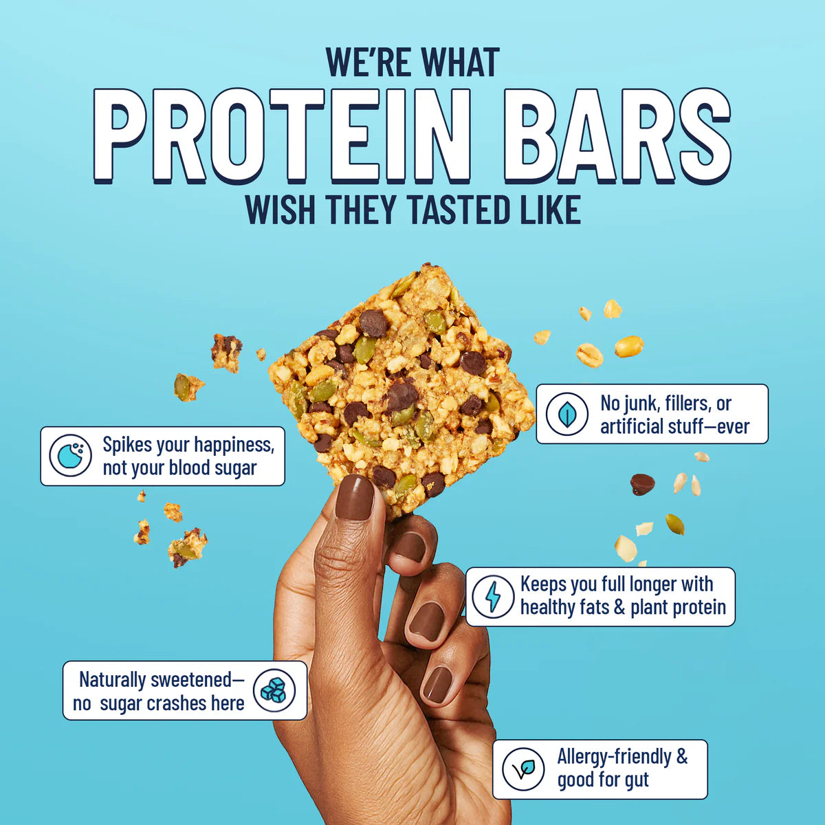Peanut Butter Dark Chocolate Snack Bar