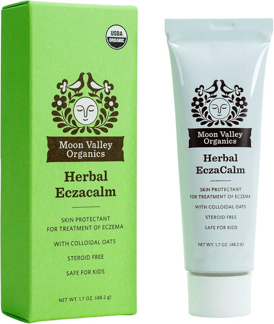 Herbal EczaCalm - For Eczema, Rashes, Dry and Itchy Skin - For Adults & Kids