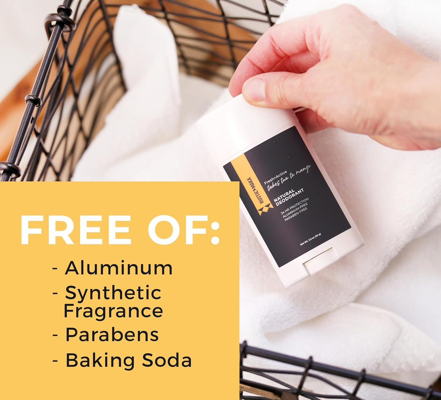 Takes Two To Mango Charcoal Deodorant - Baking-Soda Free