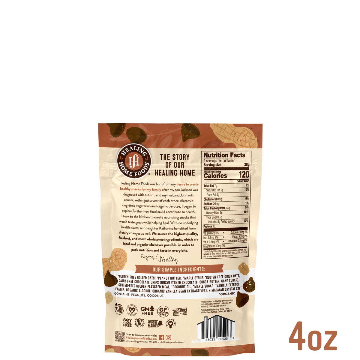 Homestyle P-Nutty Chip Granola
