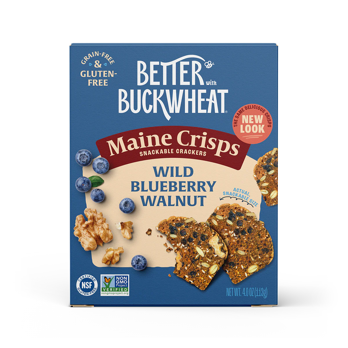 Wild Blueberry Walnut Crisps