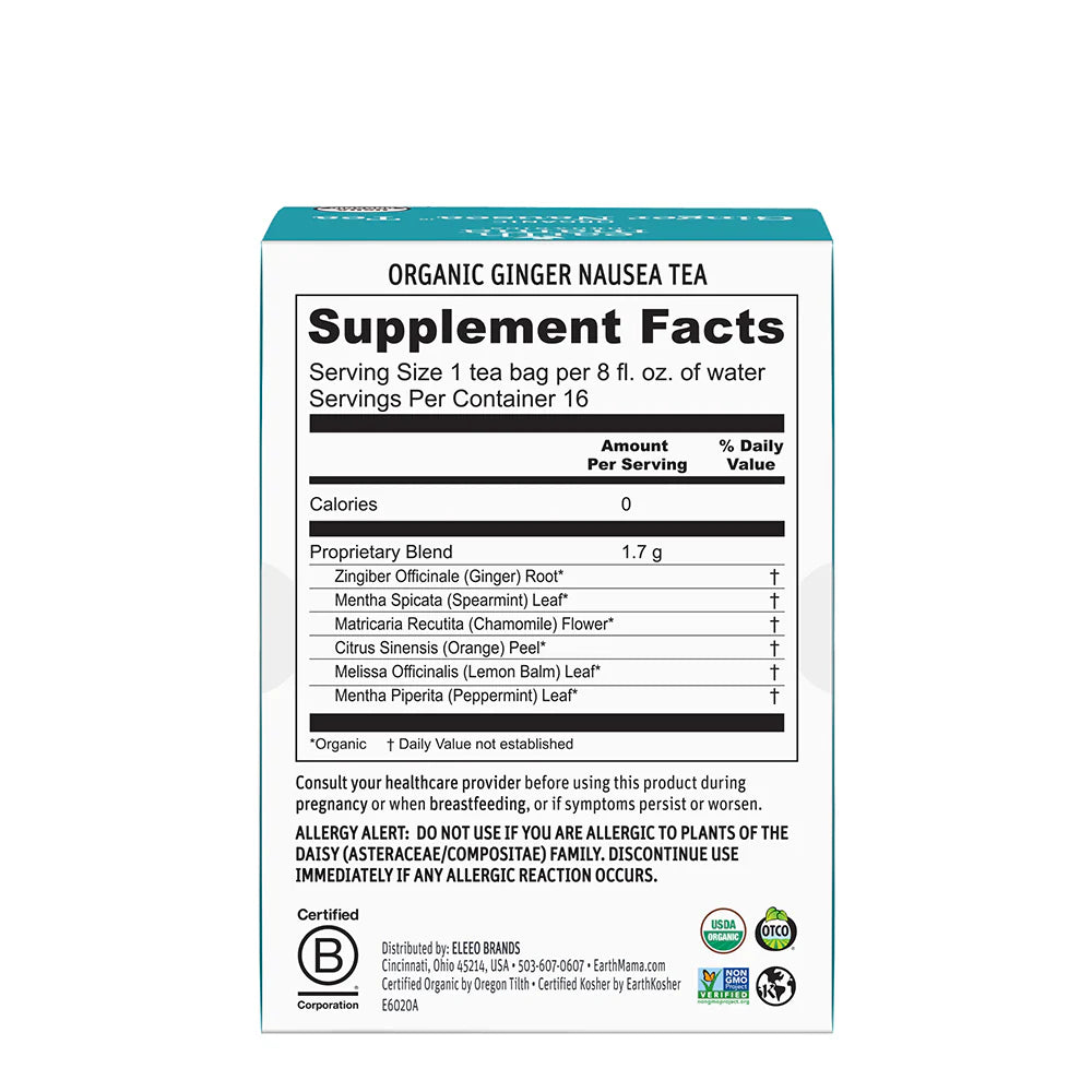 Organic Ginger Nausea Tea