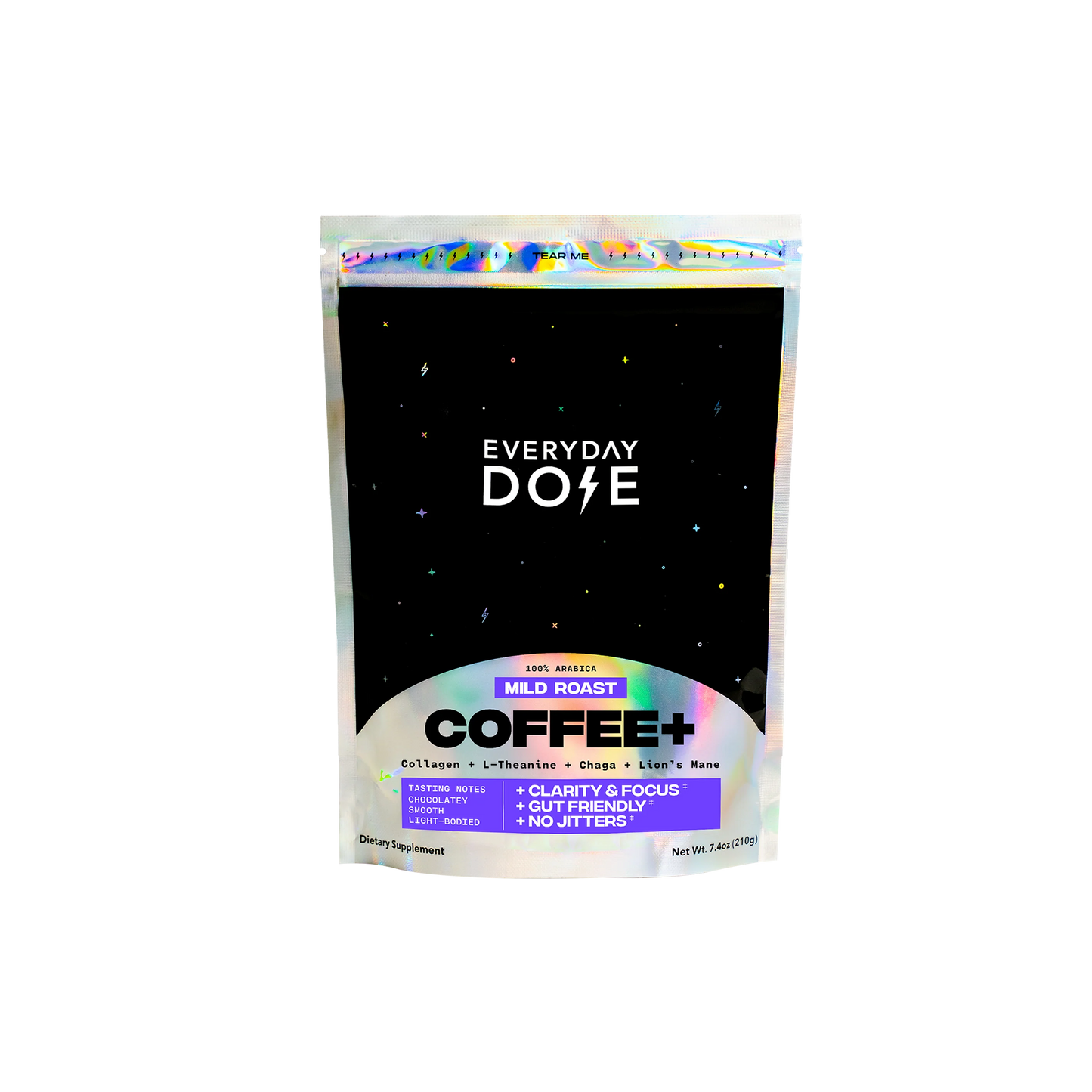 Mushroom Coffee+ Mild Roast - Focus, Energy, Immunity, Gut Health