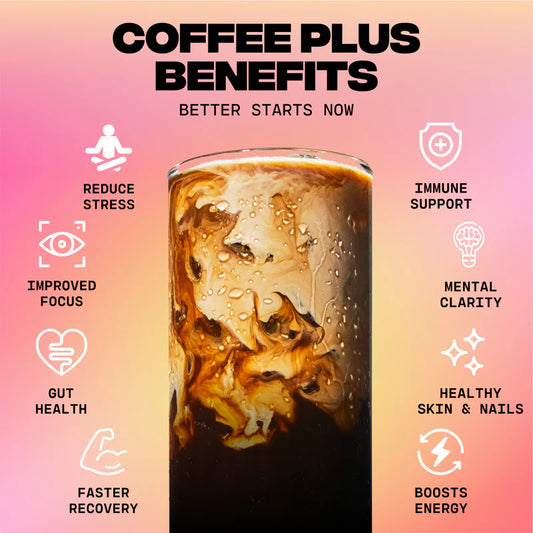 Mushroom Coffee+ Mild Roast - Focus, Energy, Immunity, Gut Health