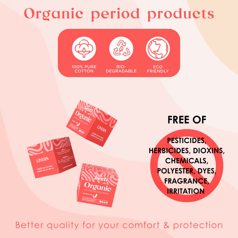 100% Organic Cotton Liners