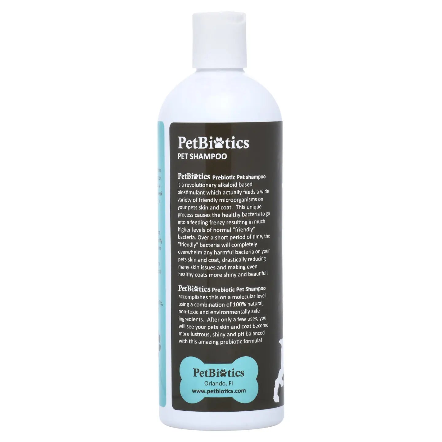 Petbiotics Unscented Prebiotic Pet Shampoo - Natural Dog Shampoo