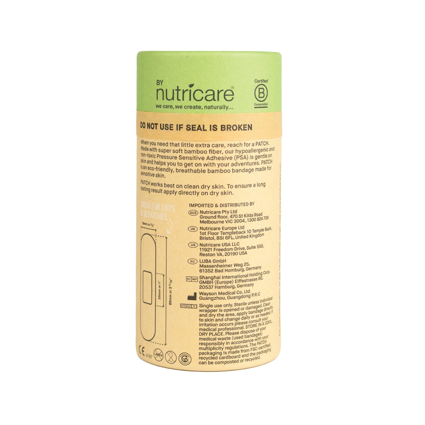 PATCH Natural Bamboo Bandages