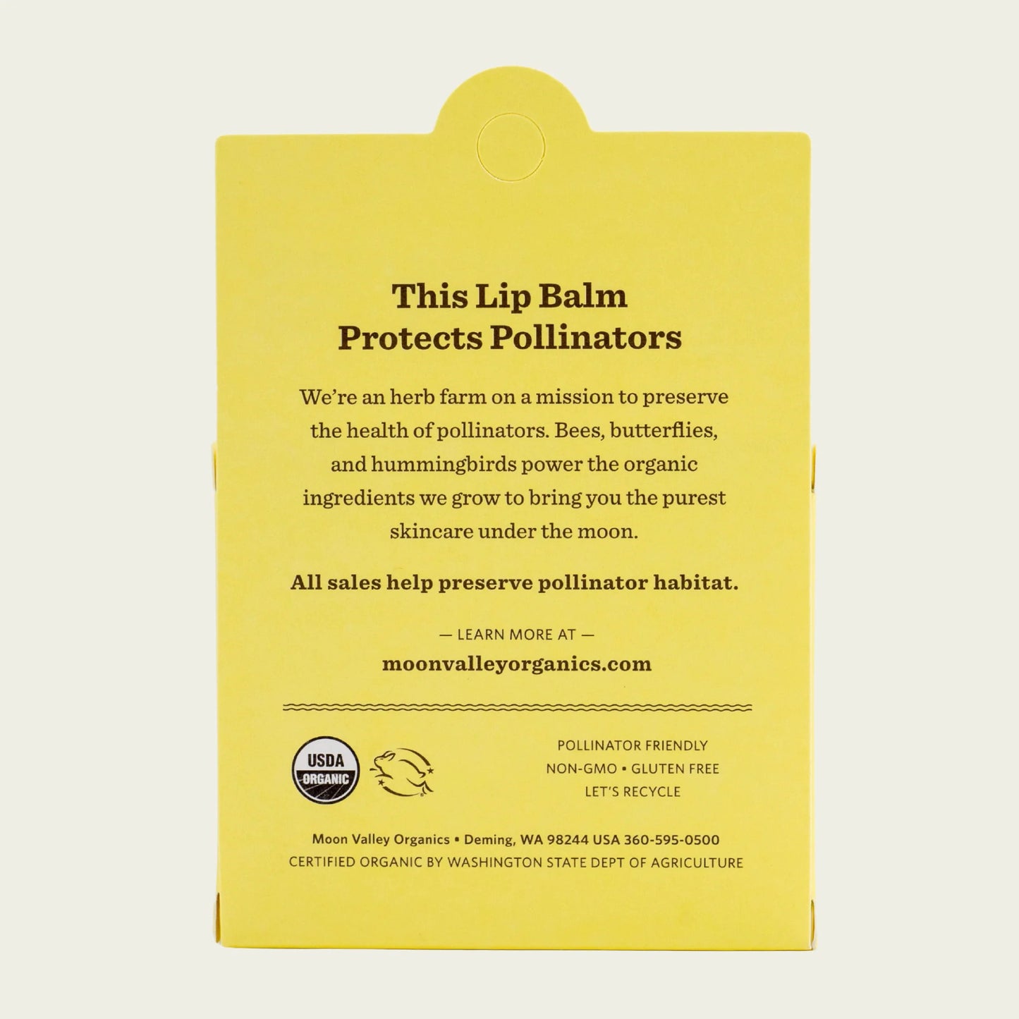 Organic Beeswax Lip Balm 5-Pack