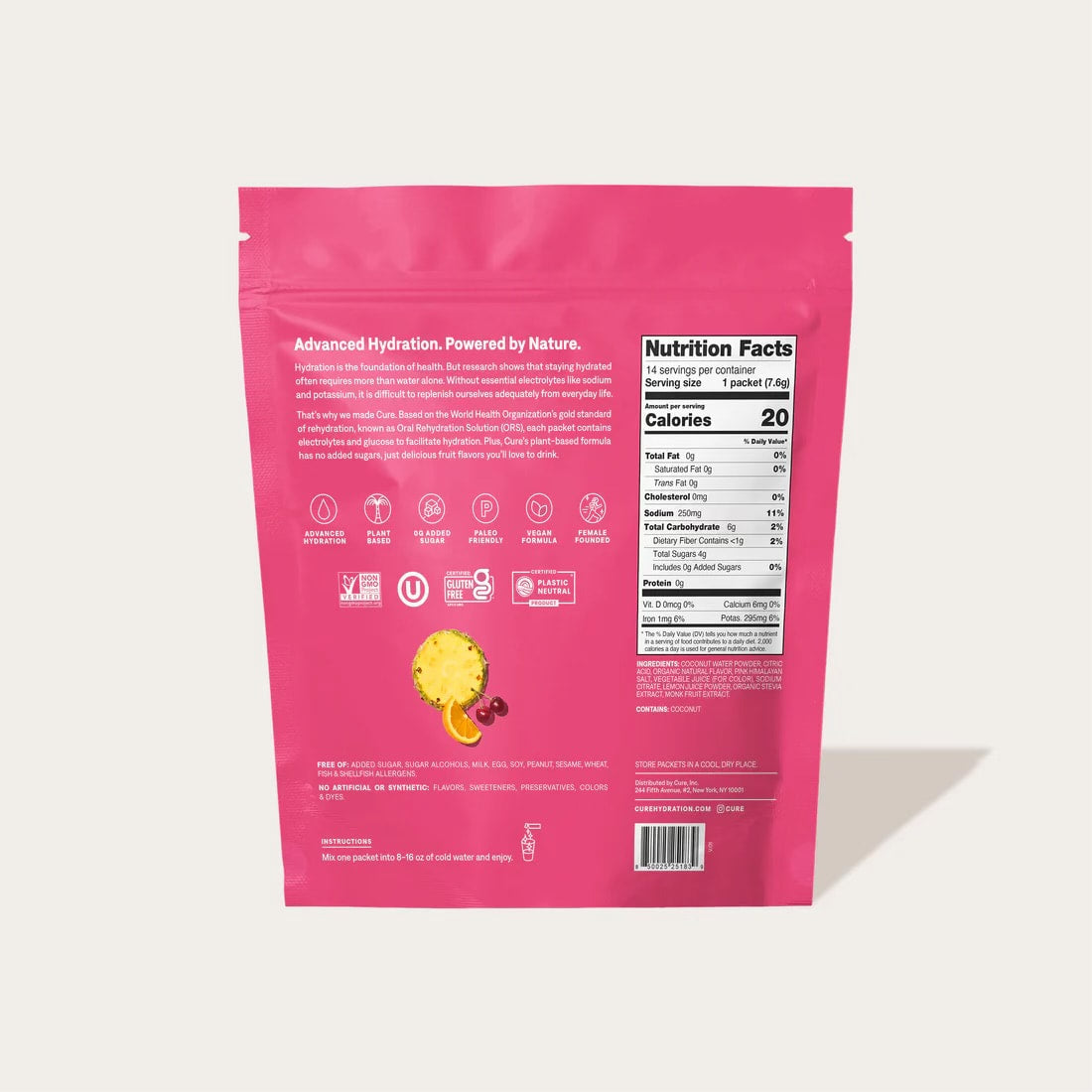 Tropical Punch Hydrating Electrolyte Mix