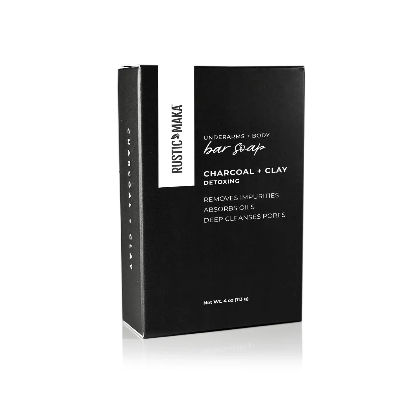 Detoxing Charcoal & Clay Bar Soap for Underarms, Body, Face