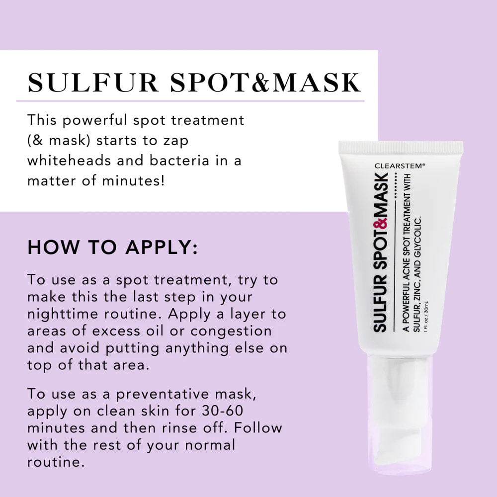 Sulfur SPOT&MASK - Acne Spot Treatment