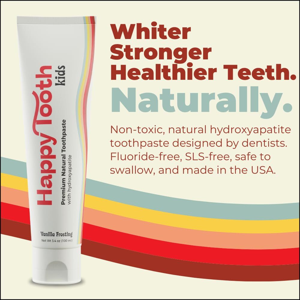 Natural Hydroxyapatite Toothpaste - Vanilla Frosting