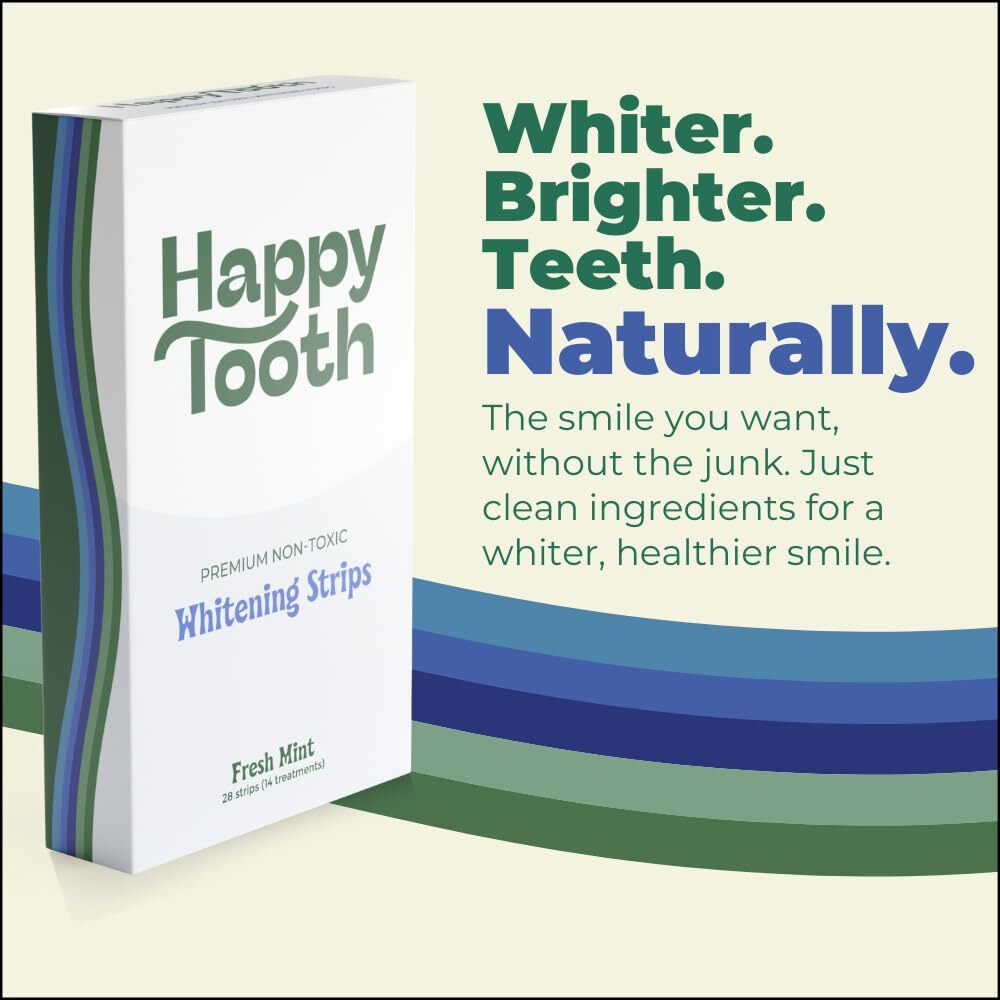 Non-Toxic Natural Whitening Strips