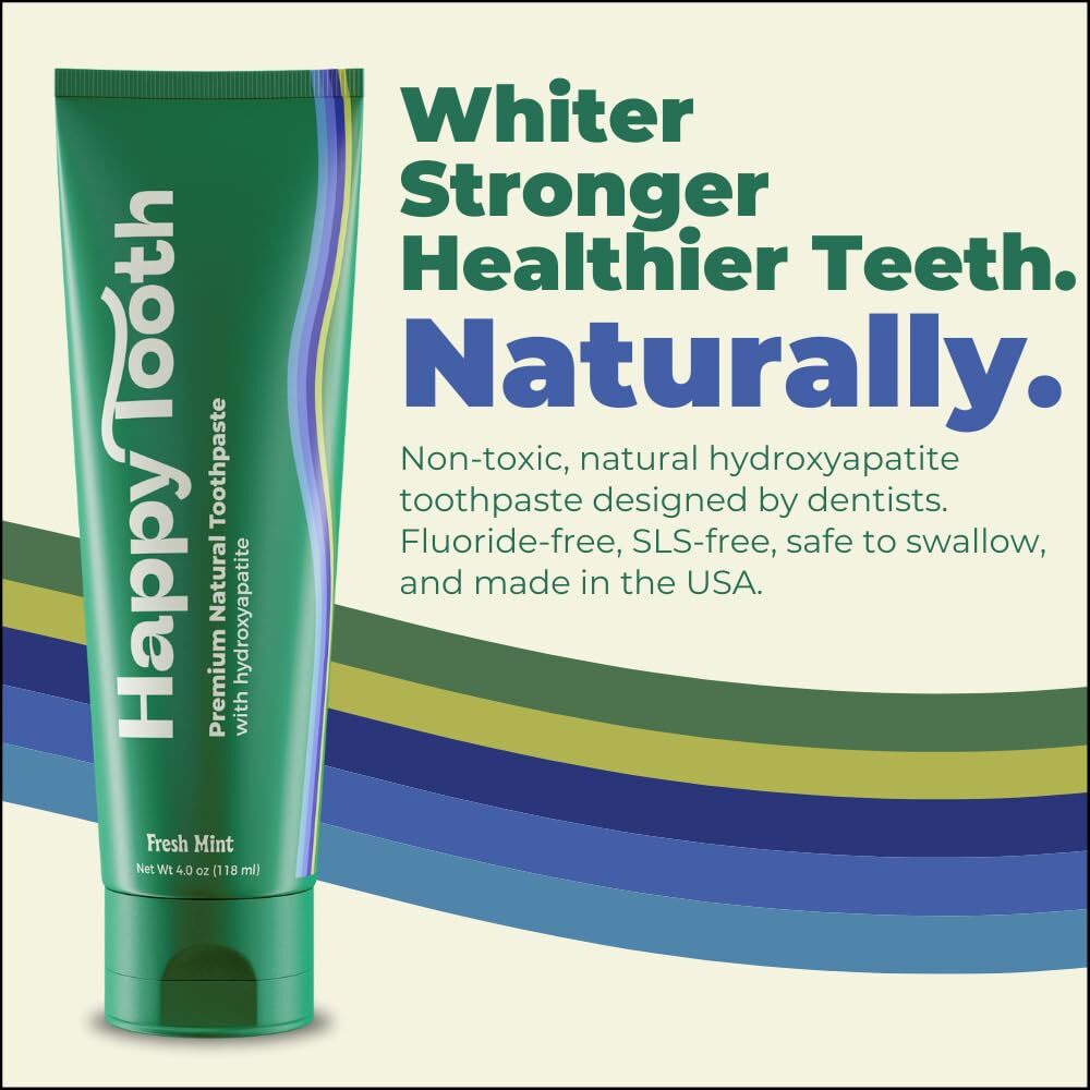 Natural Hydroxyapatite Toothpaste - Fresh Mint