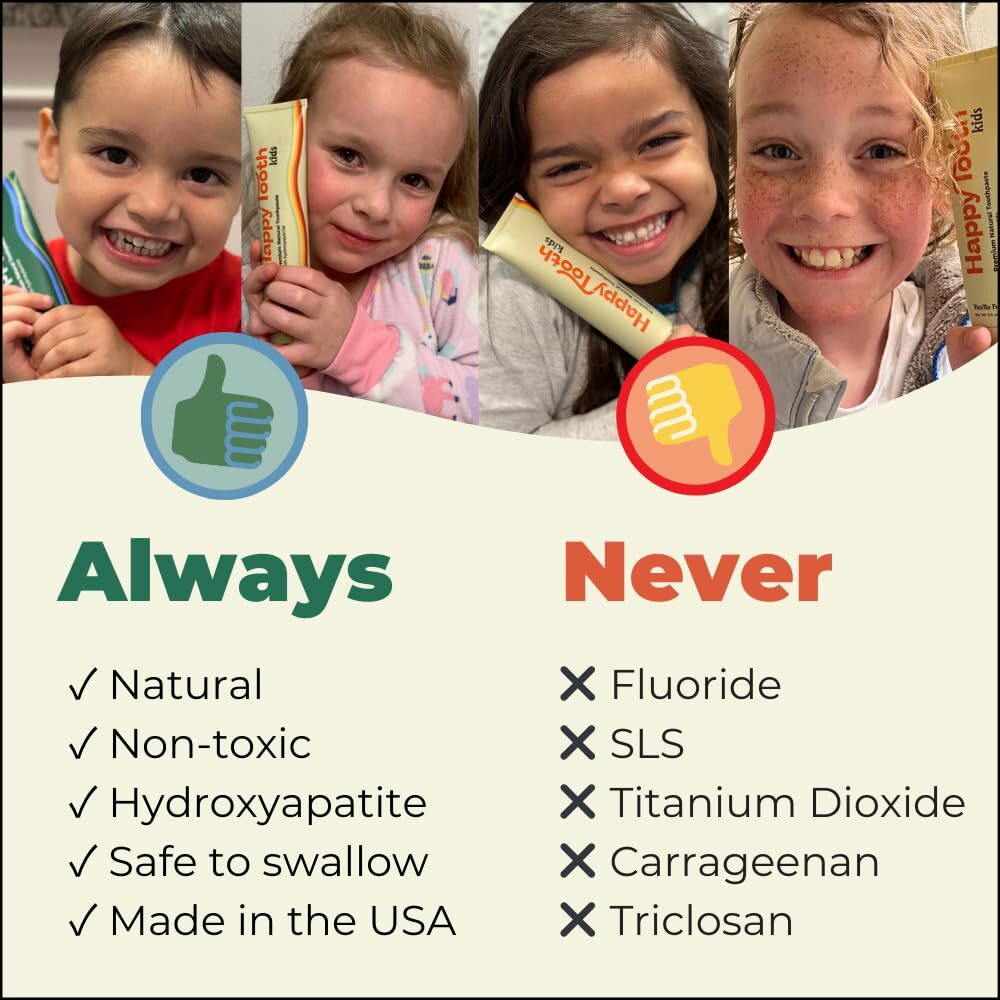 Natural Hydroxyapatite Toothpaste - Vanilla Frosting