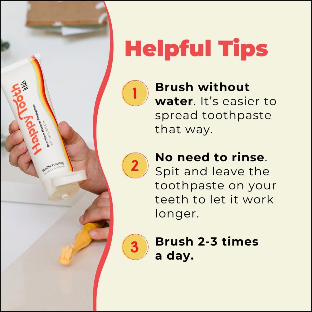 Natural Hydroxyapatite Toothpaste - Vanilla Frosting