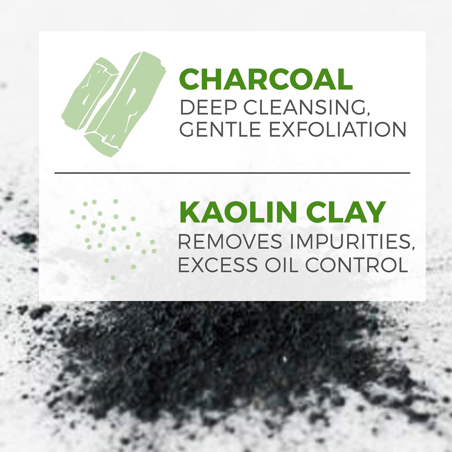 Detoxing Charcoal & Clay Bar Soap for Underarms, Body, Face