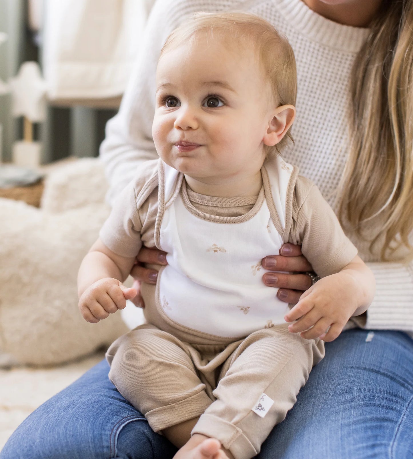 Golden Bee Organic Cotton Baby Bibs - 5 pack