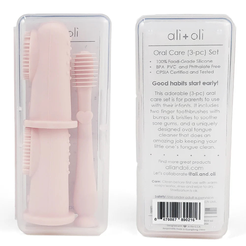 Oral Care Set for Baby - Blush 3m+