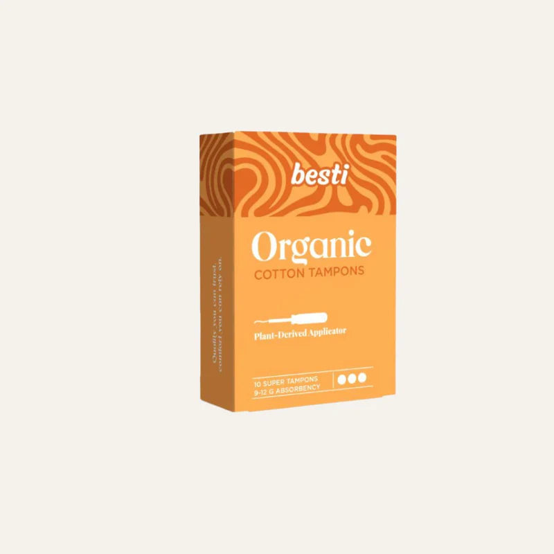100% Organic Cotton Super Tampons
