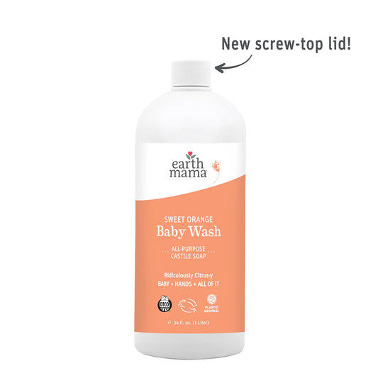 Castile Soap Refill, 34 fl. oz. (1 liter) - Sweet Orange