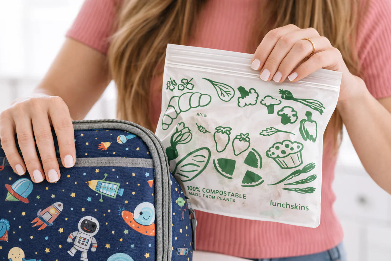 Ziptop Sandwich Storage Bags - Compostable & Freezer-Safe