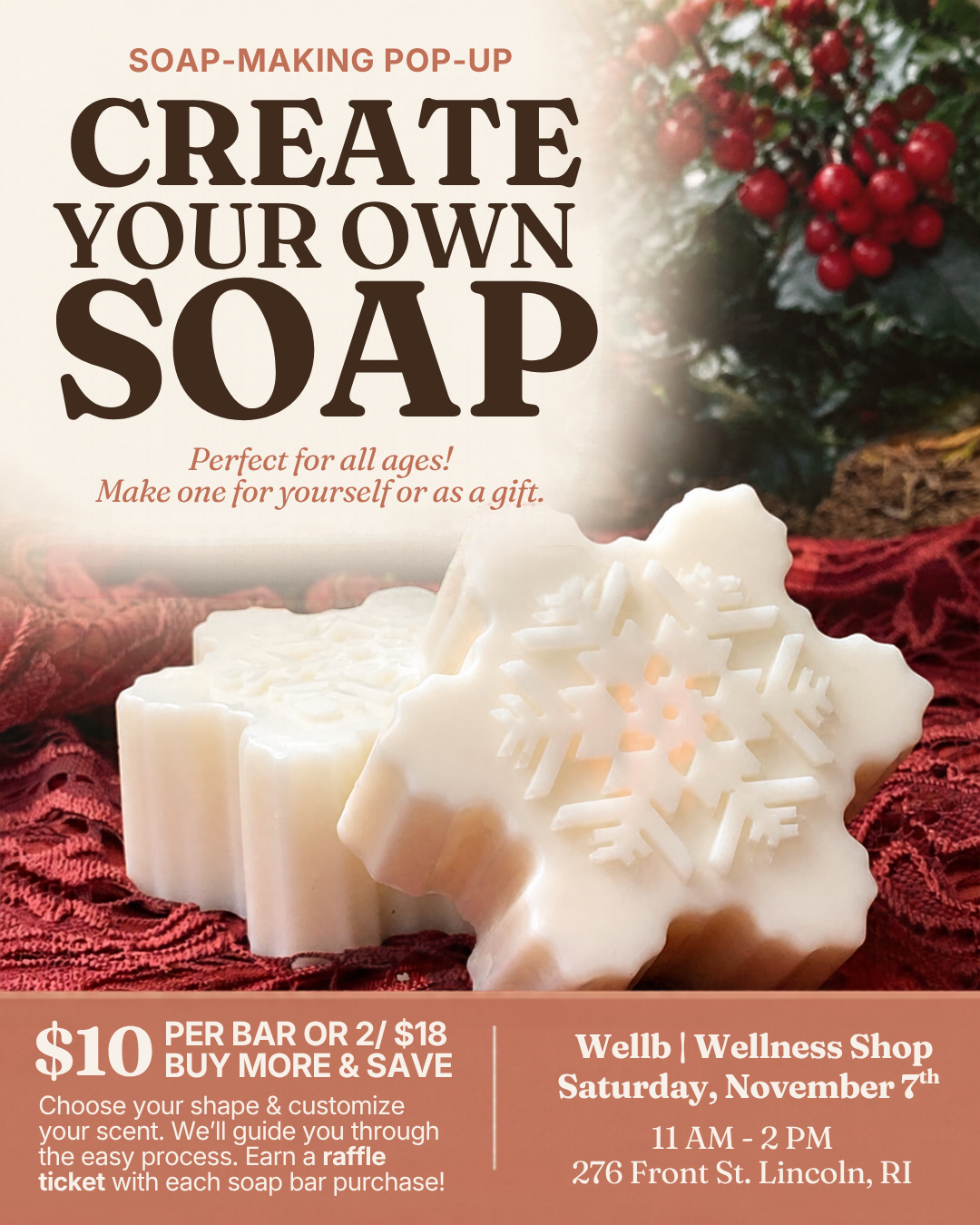 Create Your Own Soap - Pop-up Event - Goat Milk Soap