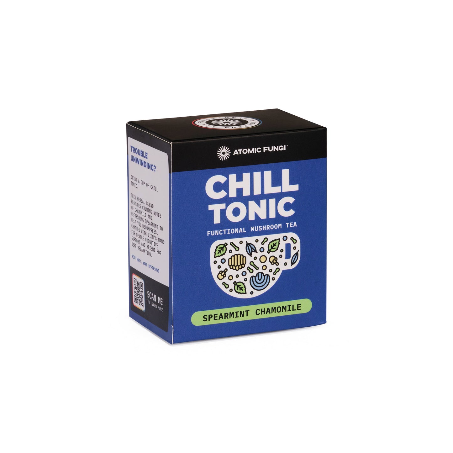 Chill Tonic Functional Mushroom Tea - Spearmint Chamomile