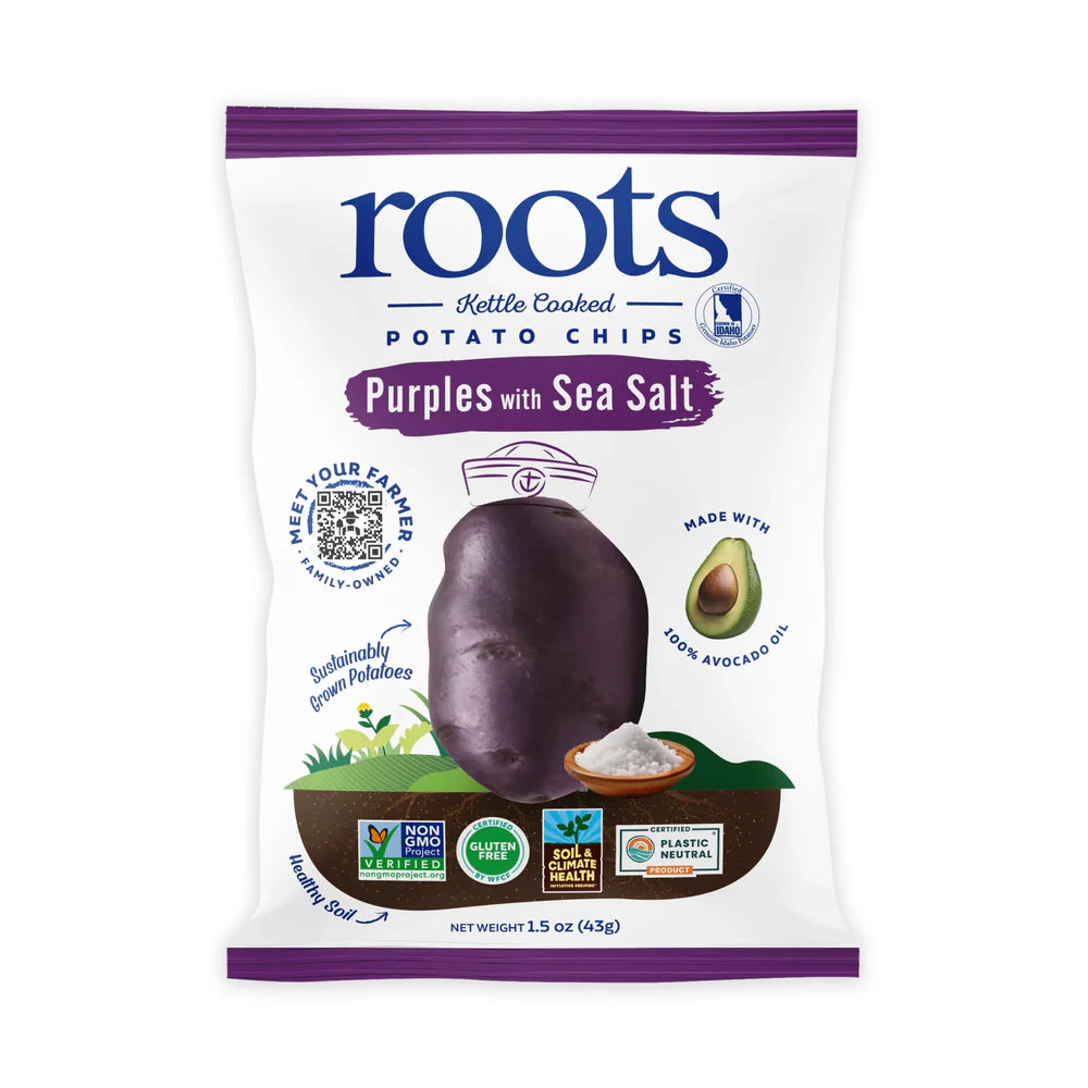 Purple Sea Salt Kettle Cooked Potato Chips – Avocado Oil