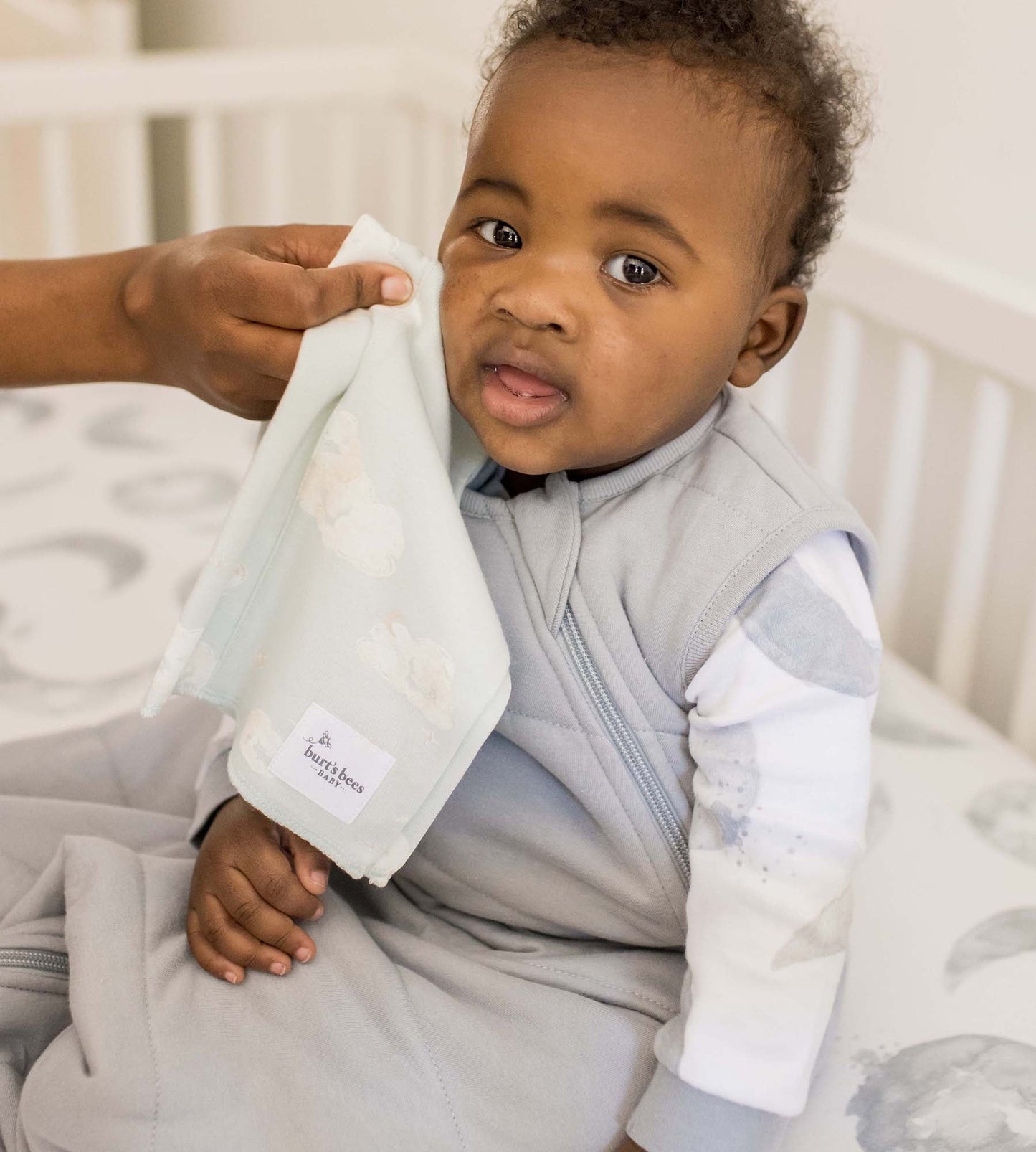 Hello Moon Oraganic Cotton Burp Cloths - 5 pack
