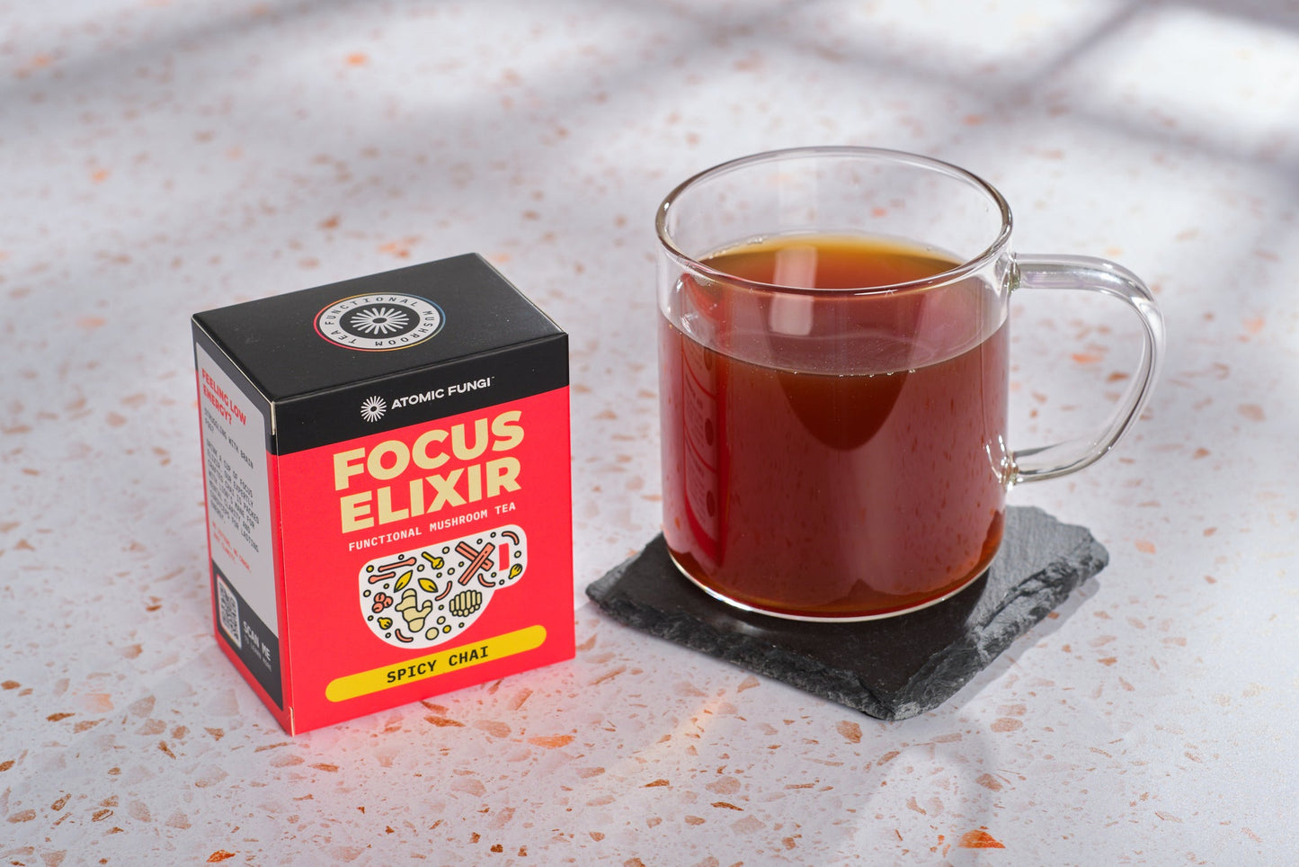 Focus Elixir Functional Mushroom Tea - Spicy Chai