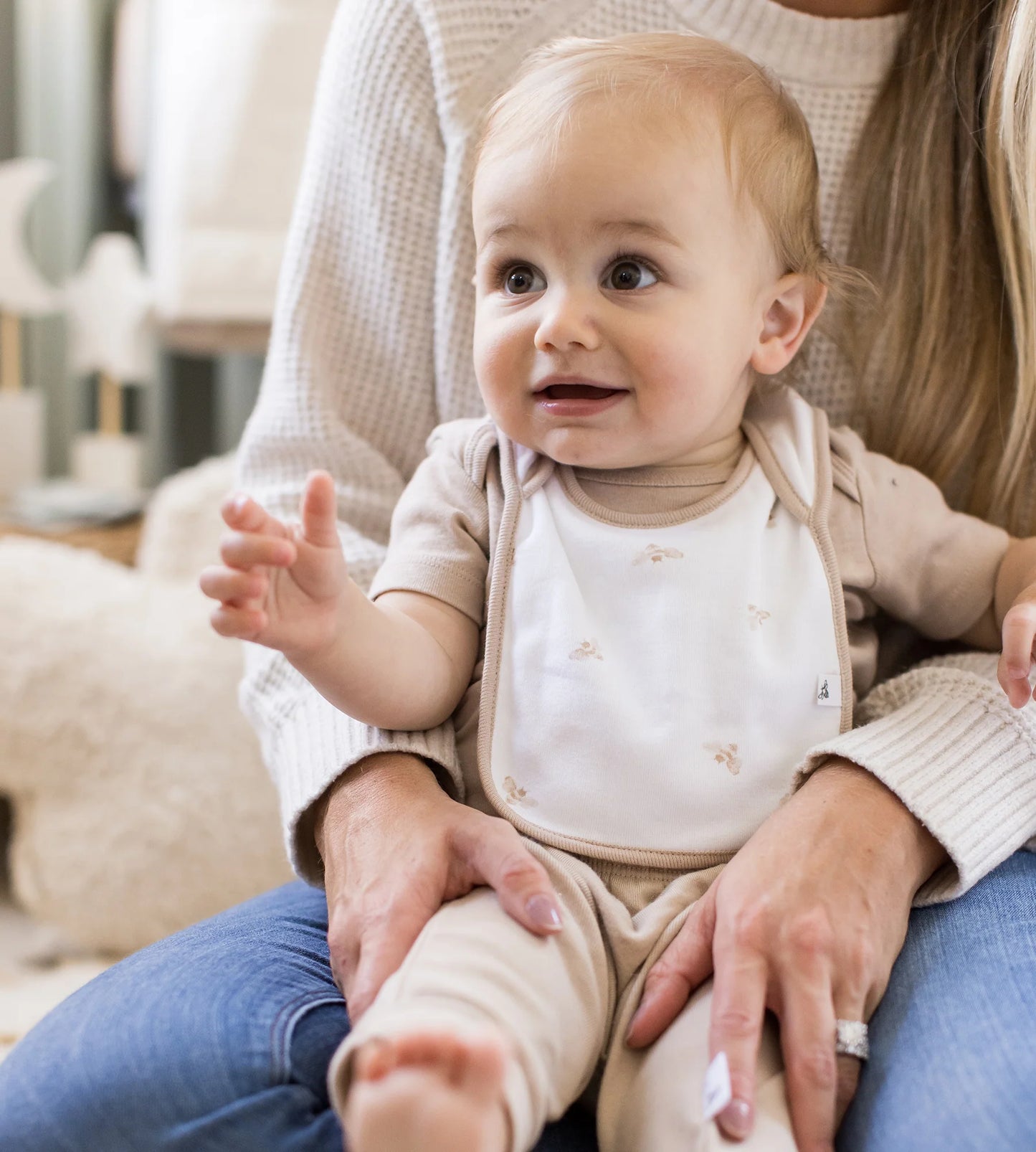 Golden Bee Organic Cotton Baby Bibs - 5 pack