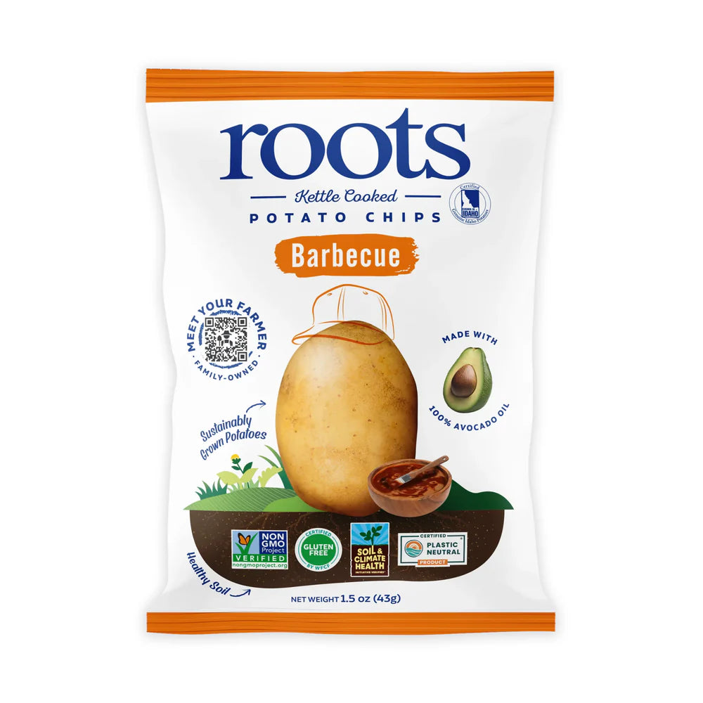 Barbecue Kettle Cooked Potato Chips – Smoky-Sweet Flavor – Avocado Oil