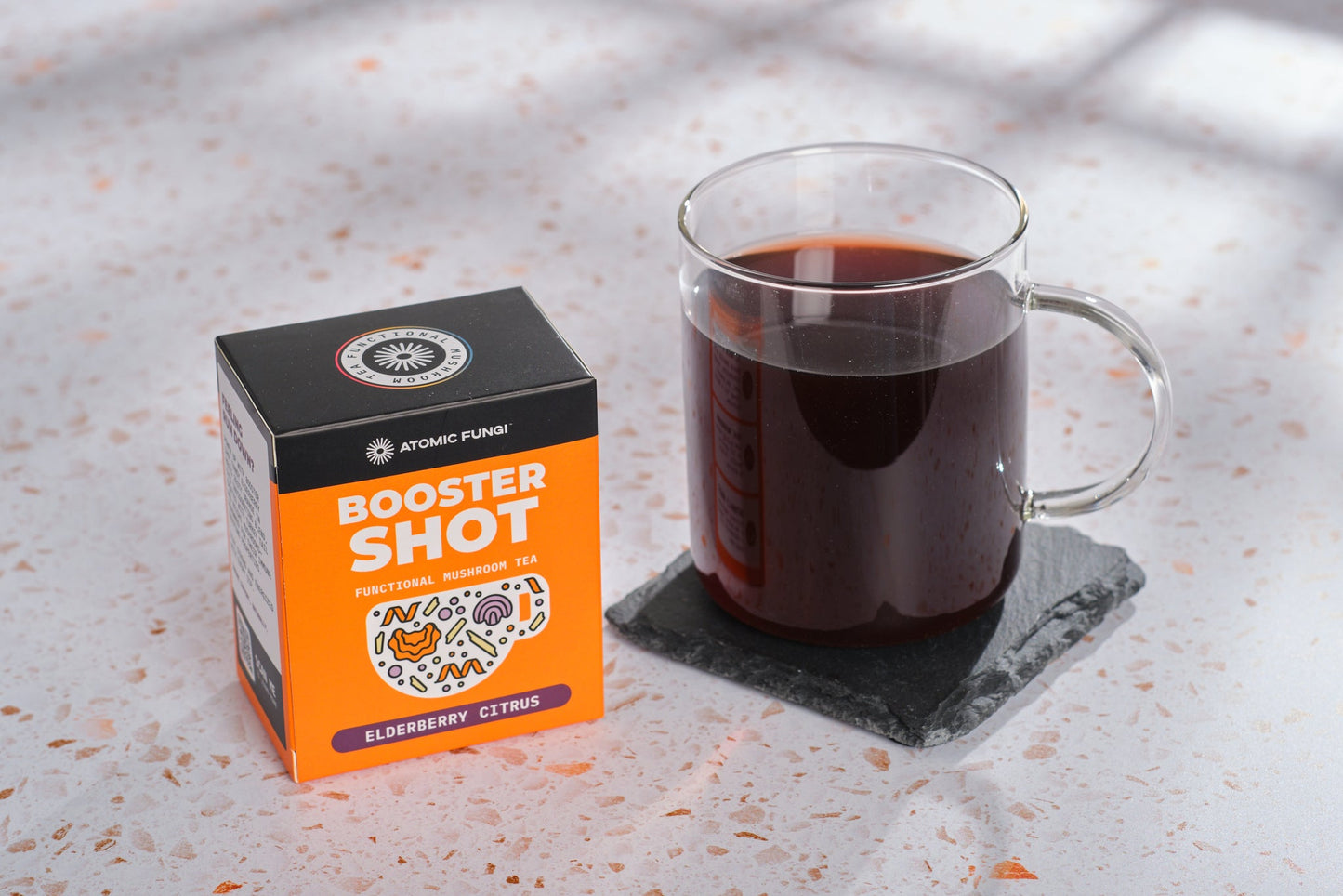 Booster Shot Functional Mushroom Tea - Elderberry Citrus