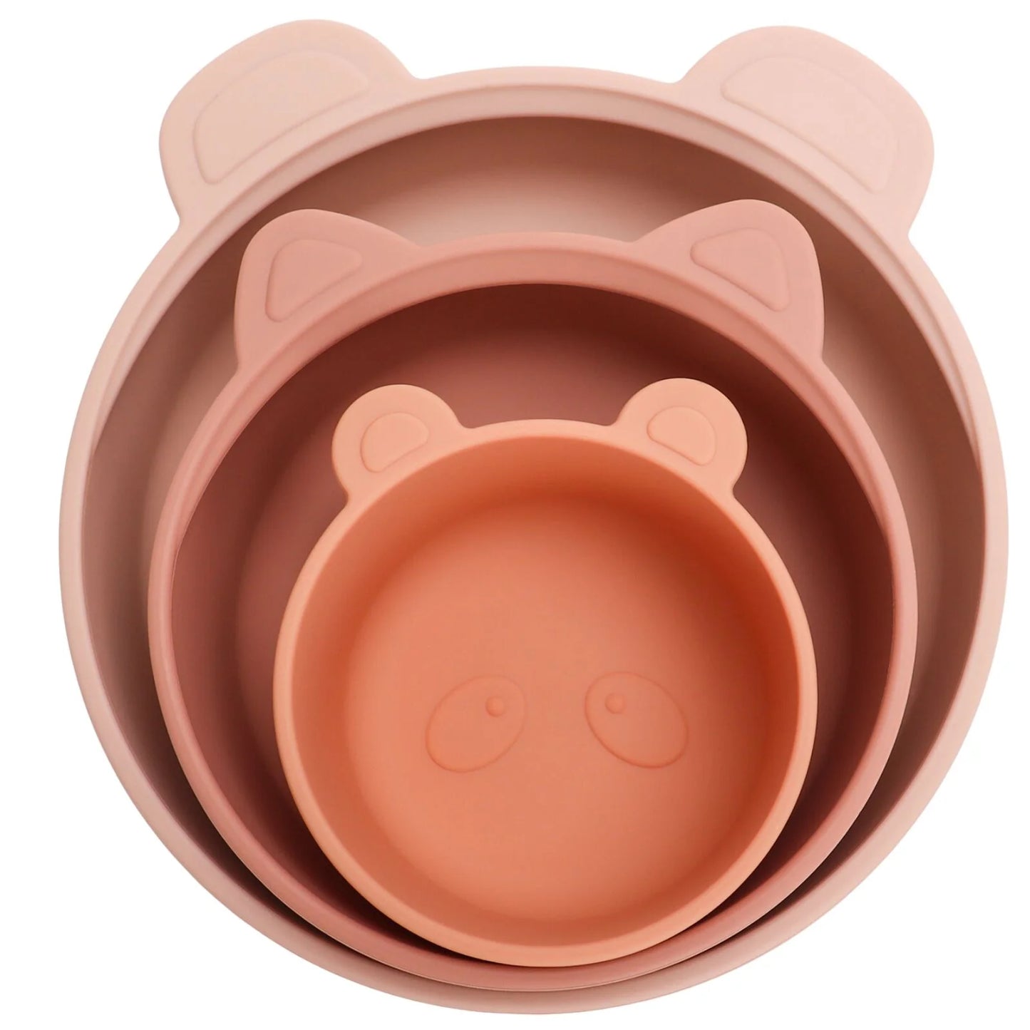 Stackable Snack Bowl Set - 3 pc set - Terracotta Blush