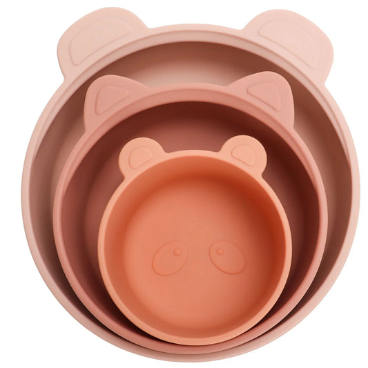 Stackable Snack Bowl Set - 3 pc set - Terracotta Blush