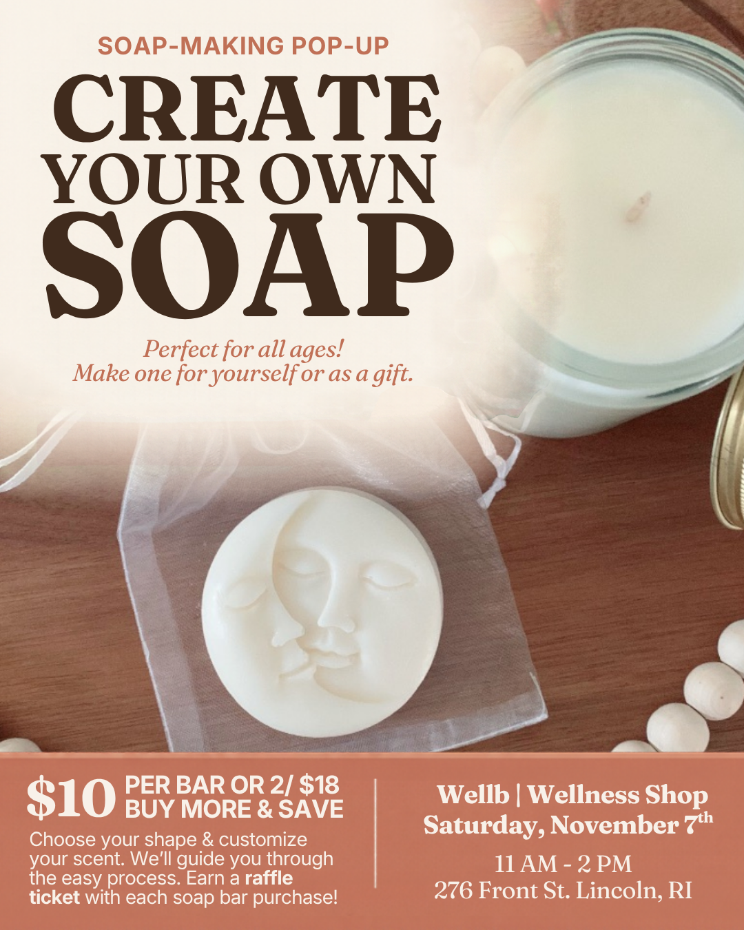 Create Your Own Soap - Pop-up Event - Goat Milk Soap