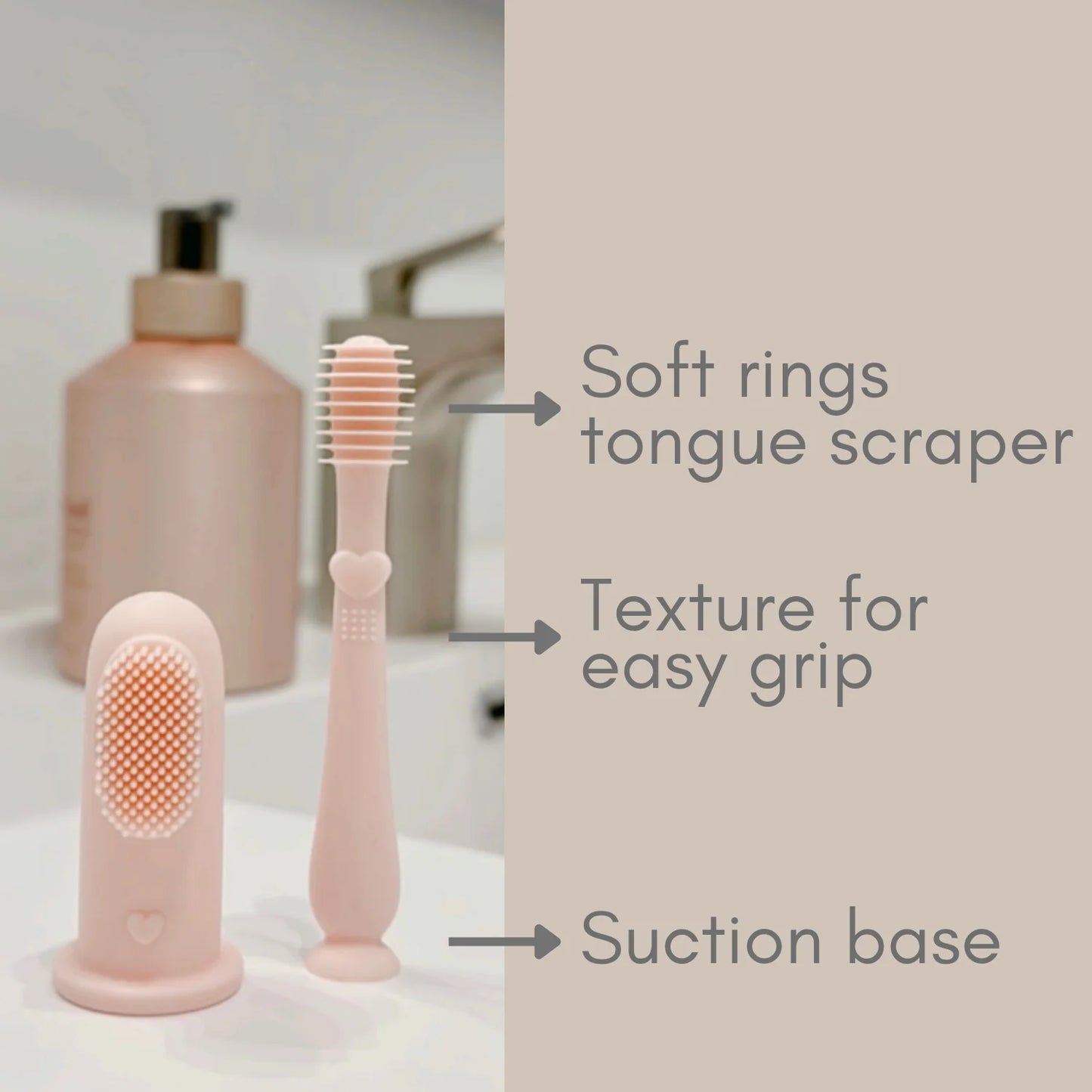 Oral Care Set for Baby - Blush 3m+